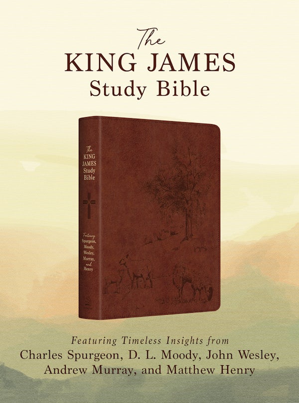 Cover image for The King James Study Bible: Featuring Timeless Insights from Charles Spurgeon, D. L. Moody, John Wesley, Andrew Murray, and Matthew Henry, isbn: 9798891514300