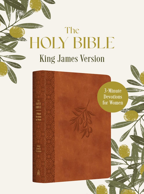 Cover image for The Holy Bible Kjv: 3-Minute Devotions for Women Edition, isbn: 9798891515055