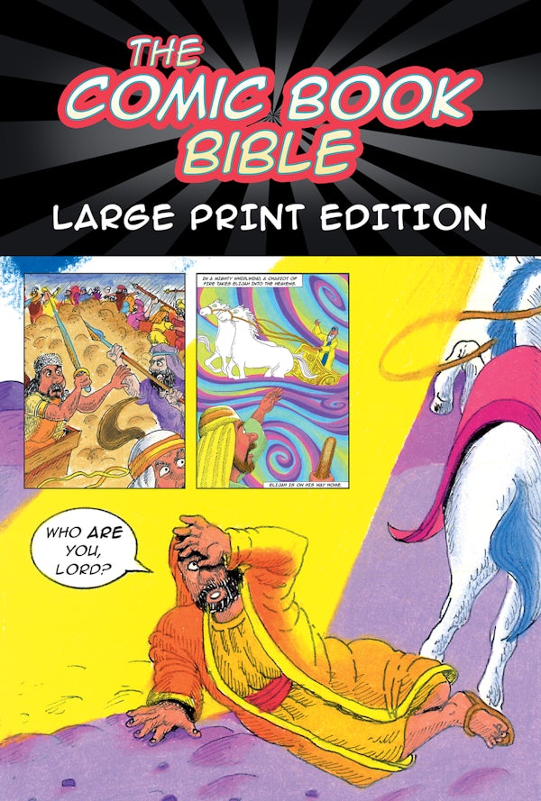 Cover image for The Comic Book Bible--Large Print Edition, isbn: 9798891515208