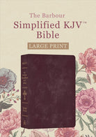 Cover image for Barbour Simplified KJV Bible--Large Print [Shimmering Velvet Burgundy], isbn: 9798891515307