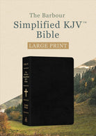 Cover image for Barbour Simplified KJV Bible--Large Print [Black Genuine Leather], isbn: 9798891515314