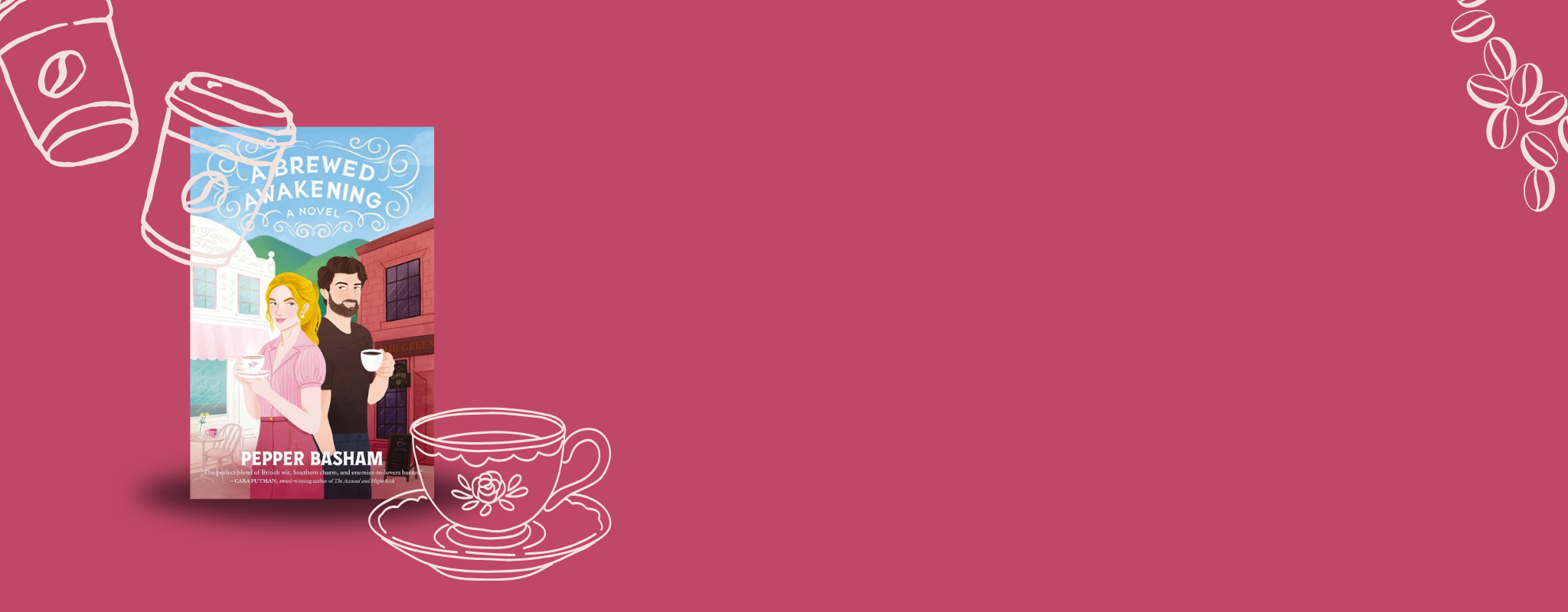 Cover of "A Brewed Awakening: A Novel" by Pepper Basham.