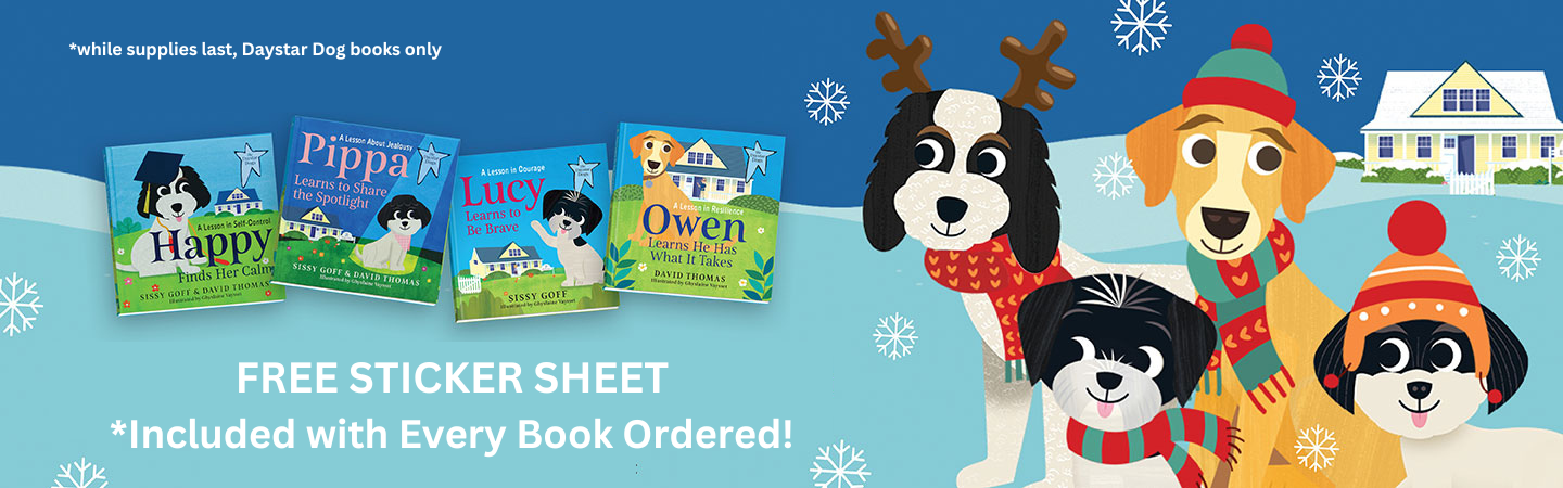 Daystar Dogs Series: Free sticker sheet included with every book ordered!* *While supplies last, Daystar Dog books only.