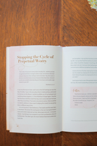 An interior image of "Pray Anyway." The chapter title is "Stopping the Cycle of Perpetual Worry."