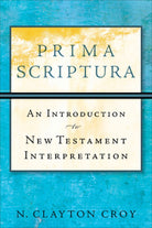 Cover image for Prima Scriptura, isbn: R978080103588
