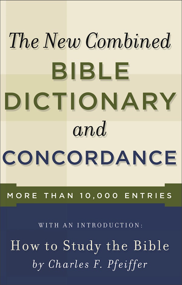 Cover image for New Combined Bible Dictionary And Concordance, isbn: R978080106680