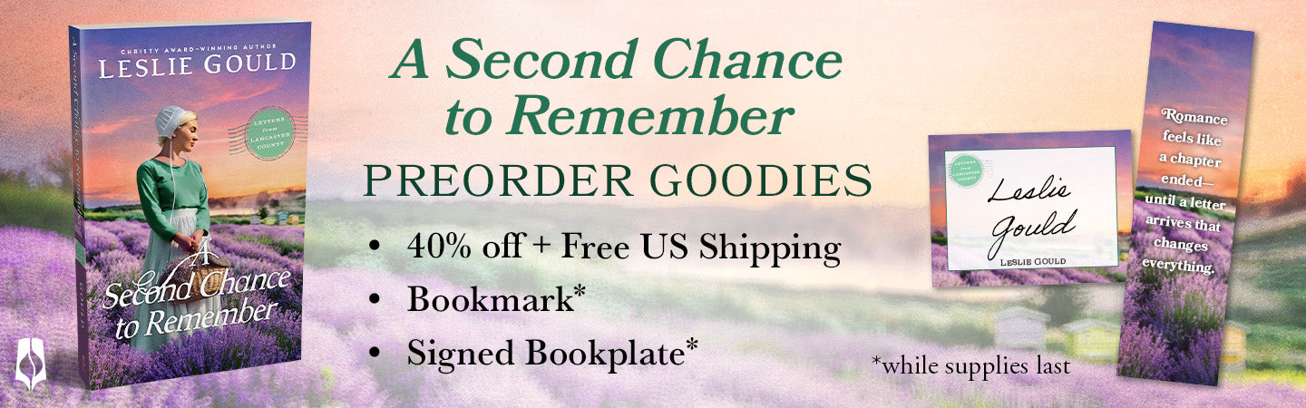 "A Second Chance to Remember" Pre-Order Goodies: 40% off, free U.S. shipping, bookmark*, and signed bookplate*. *While supplies last.