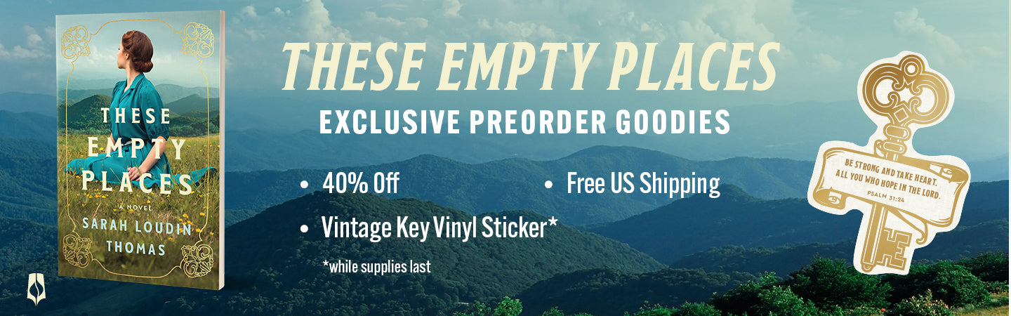 "These Empty Places" Exclusive Pre-Order Goodies: 40% off, free U.S. shipping, vintage key vinyl sticker*. *While supplies last.