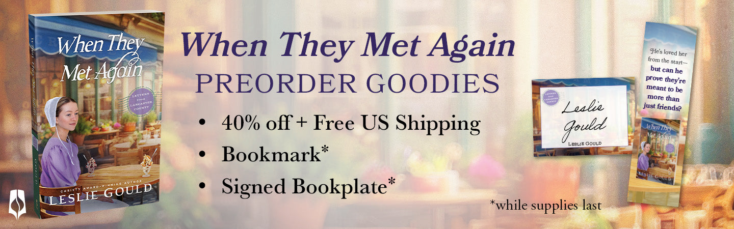 "When They Met Again" Preorder Goodies: 40% off, free U.S. shipping, bookmark*, and signed bookplate*. *While supplies last.